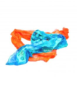 צעיפי משי צבעוניים