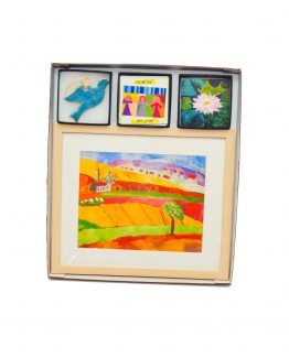 סט עם רפרודוקציה או הדפס